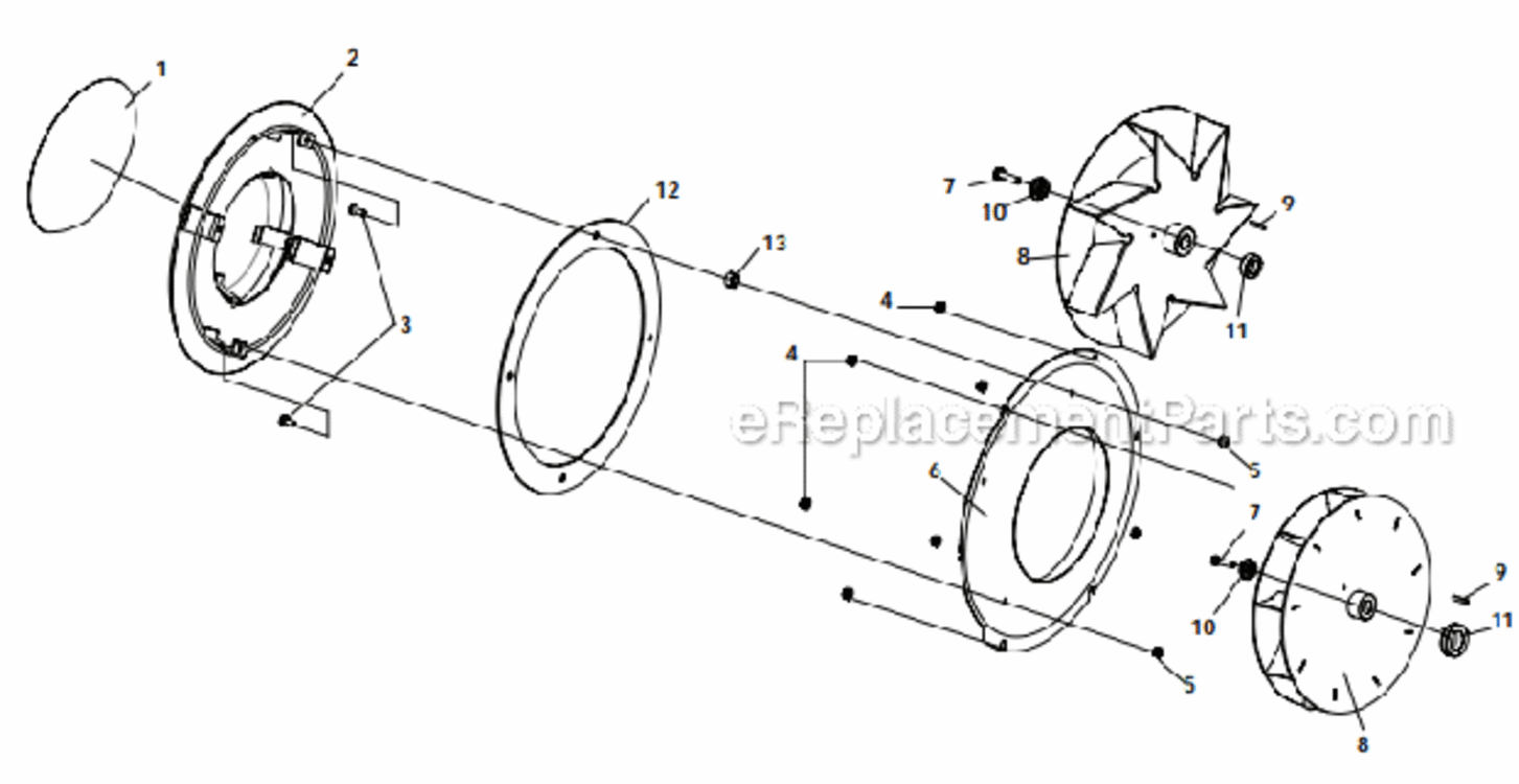 Intake_Guard_Assembly Diagram and Parts List for 9400-03-01 EX400 Subaru Little Wonder Leaf Blower / Vacuum